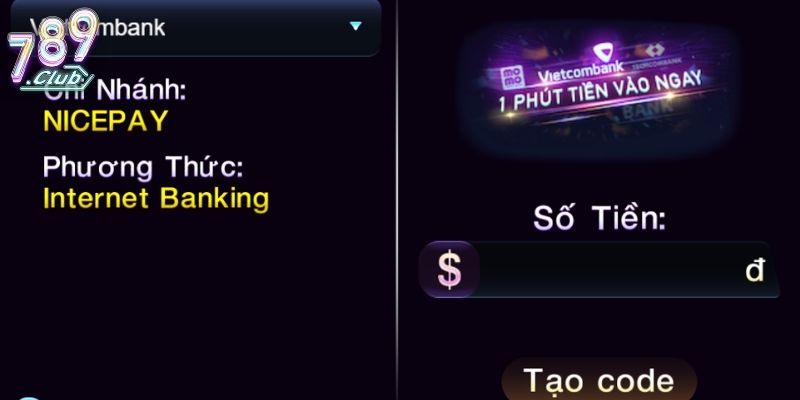 Thưởng Nạp Đầu 100% 789Club Tăng Giá Trị Ngay Tức Thì 3 Thời gian triển khai